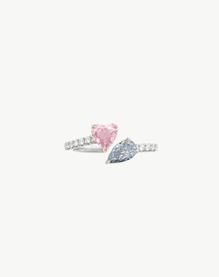 Sculptural Diamond Ring